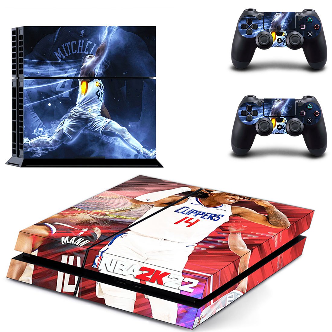 NBA 2K22 decal skin for PlayStation 4 Console & Controllers