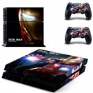 Iron Man decal skin for PlayStation 4 Console & Controllers