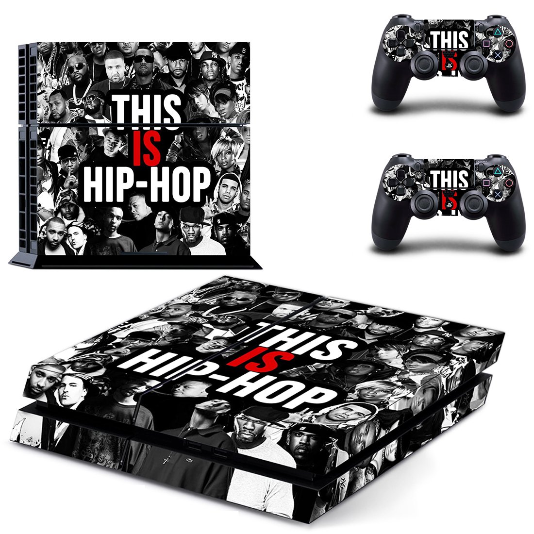 Hiphop decal skin for PlayStation 4 Console & Controllers
