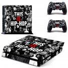 Hiphop decal skin for PlayStation 4 Console & Controllers
