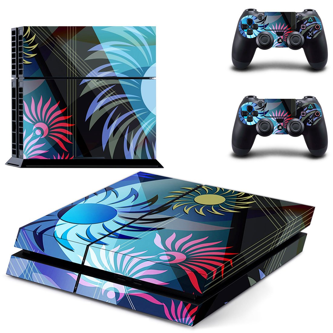 Color Texture decal skin for PlayStation 4 Console & Controllers