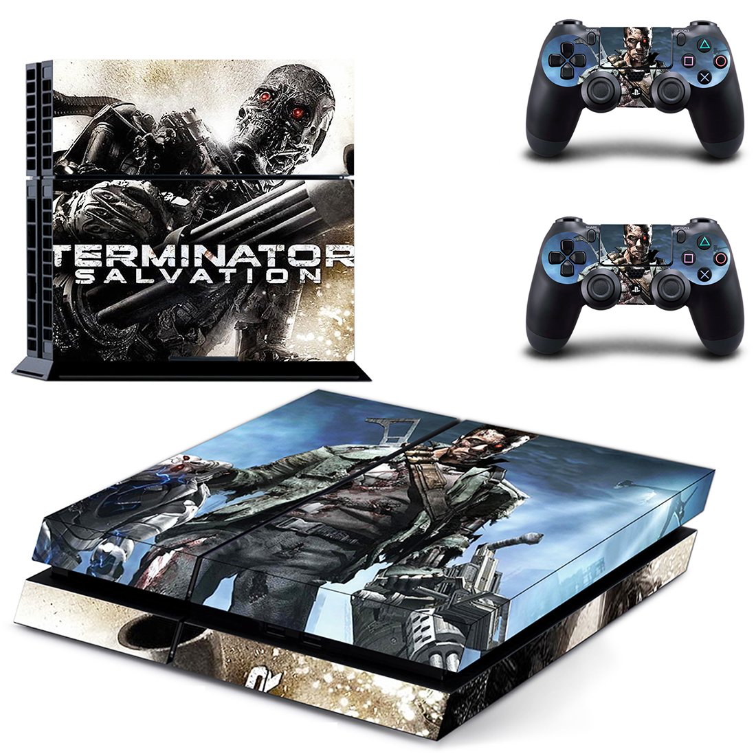 Terminator Salvation decal skin for PlayStation 4 Console & Controllers