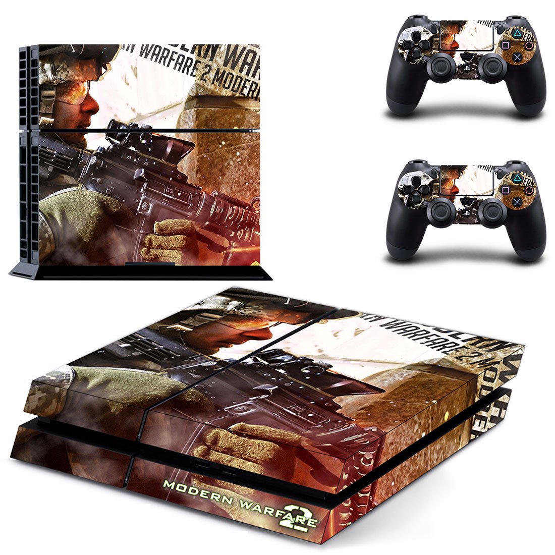 Modern Warfare 2 decal skin for PlayStation 4 Console & Controllers