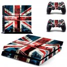 UK Flag decal skin for PlayStation 4 Console & Controllers