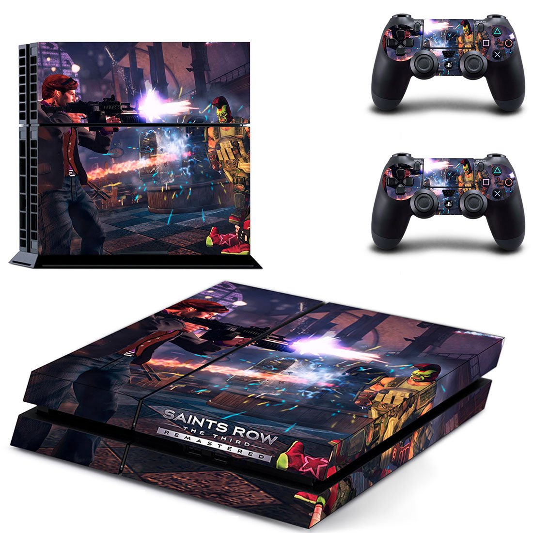 Saints Row decal skin for PlayStation 4 Console & Controllers