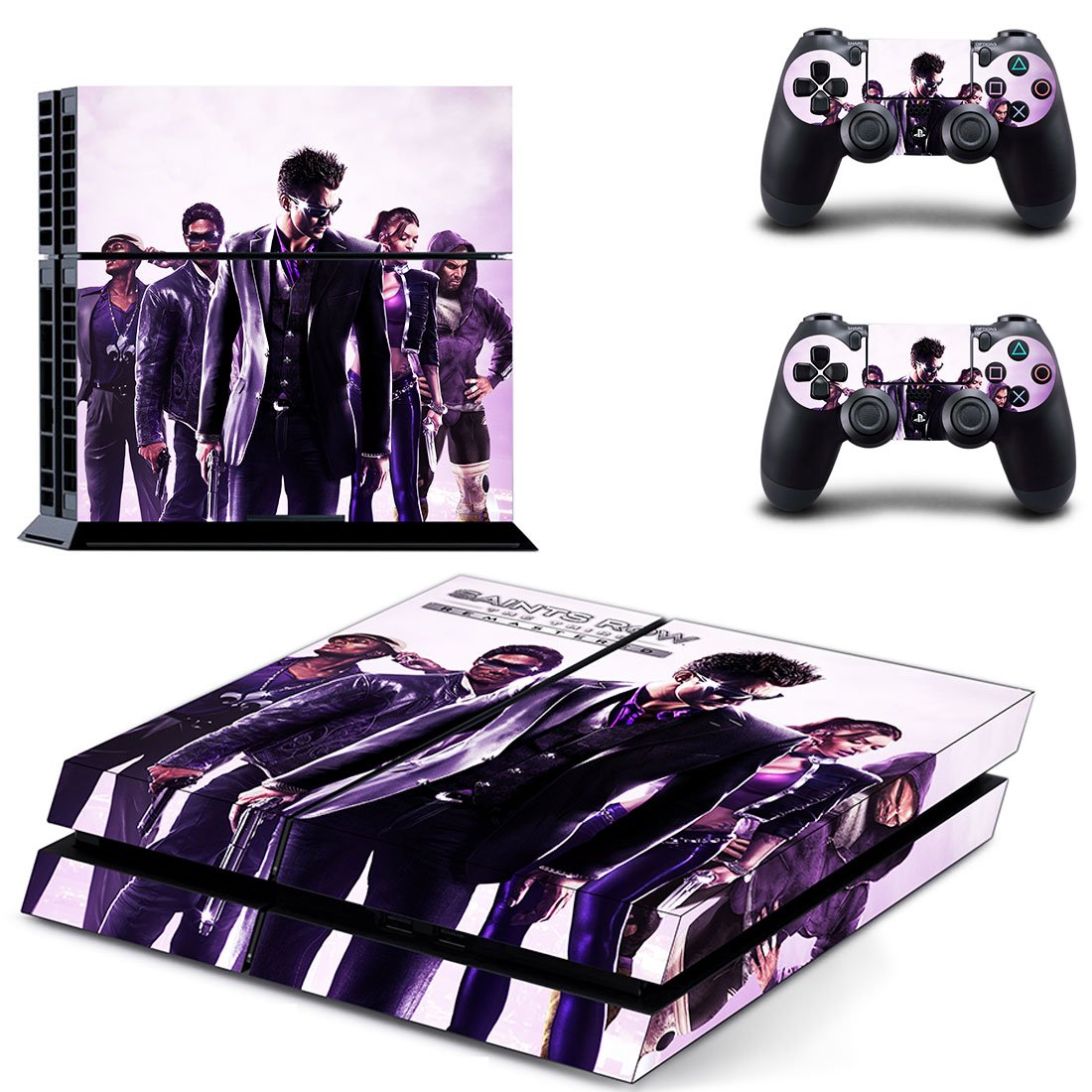 Saints Row decal skin for PlayStation 4 Console & Controllers
