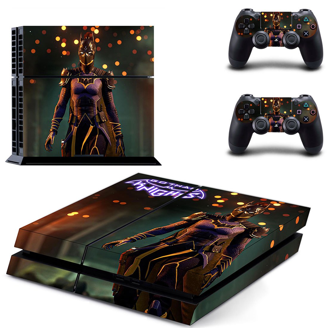 Batman Gotham Knight decal skin for PlayStation 4 Console & Controllers
