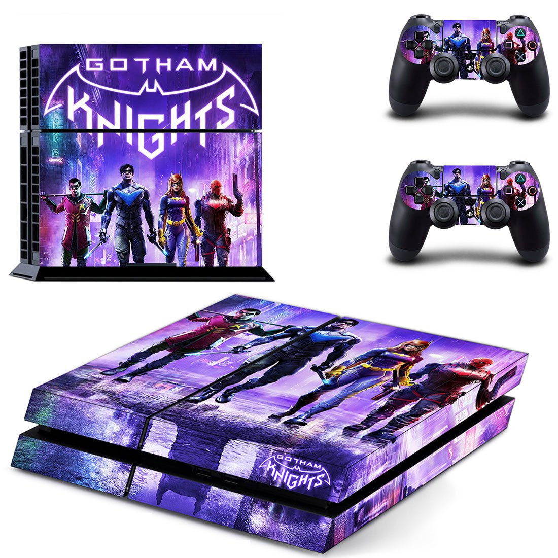 Batman Gotham Knight decal skin for PlayStation 4 Console & Controllers