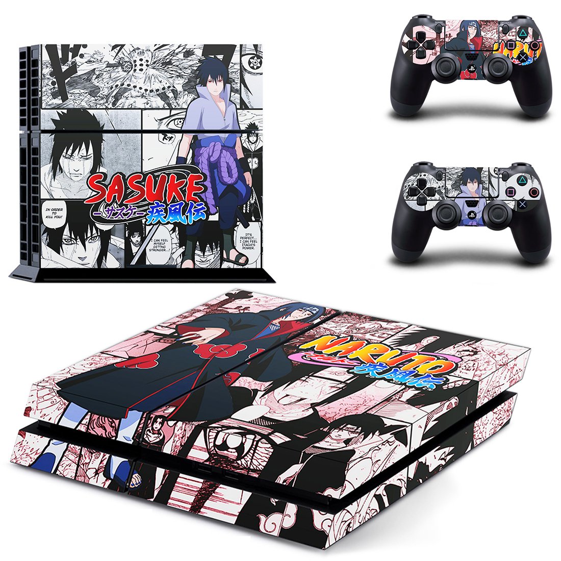 Naruto decal skin for PlayStation 4 Console & Controllers