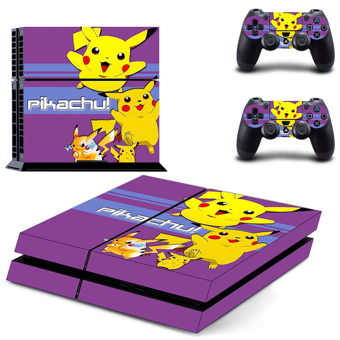 Pokemon Pikachu decal skin for PlayStation 4 Console & Controllers