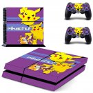 Pokemon Pikachu decal skin for PlayStation 4 Console & Controllers