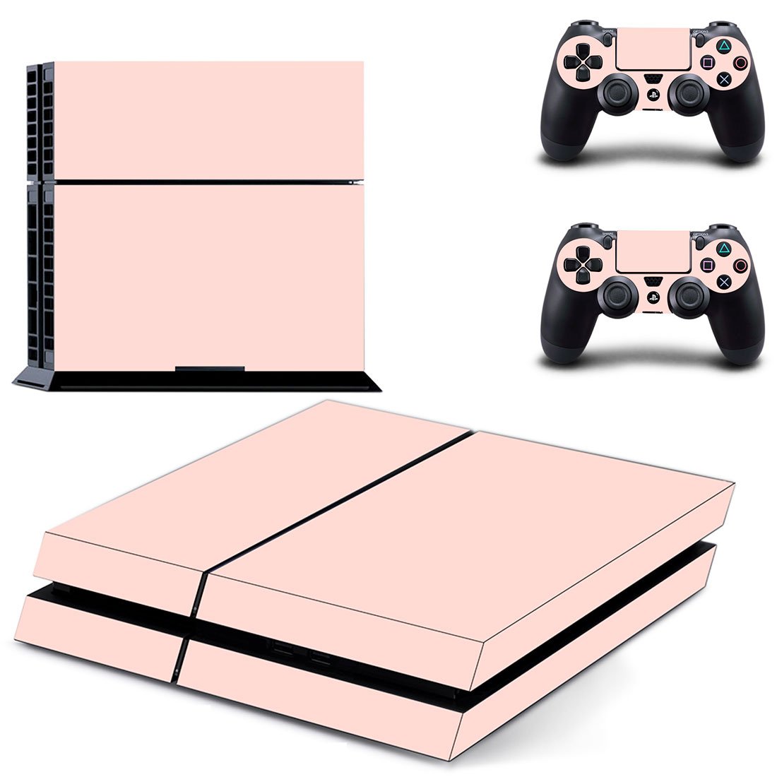 Solid Color decal skin for PlayStation 4 Console & Controllers