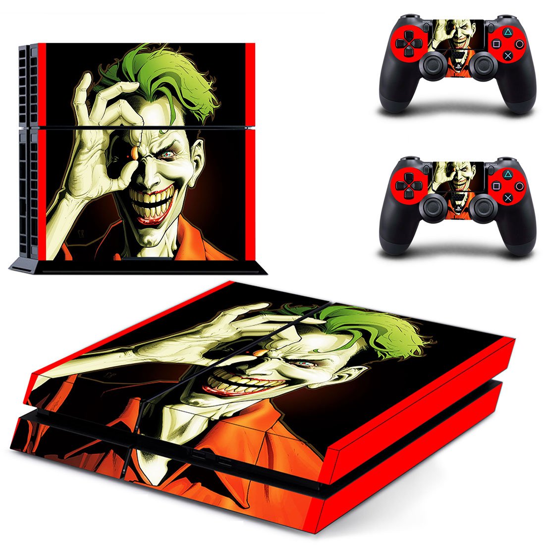 Joker decal skin for PlayStation 4 Console & Controllers
