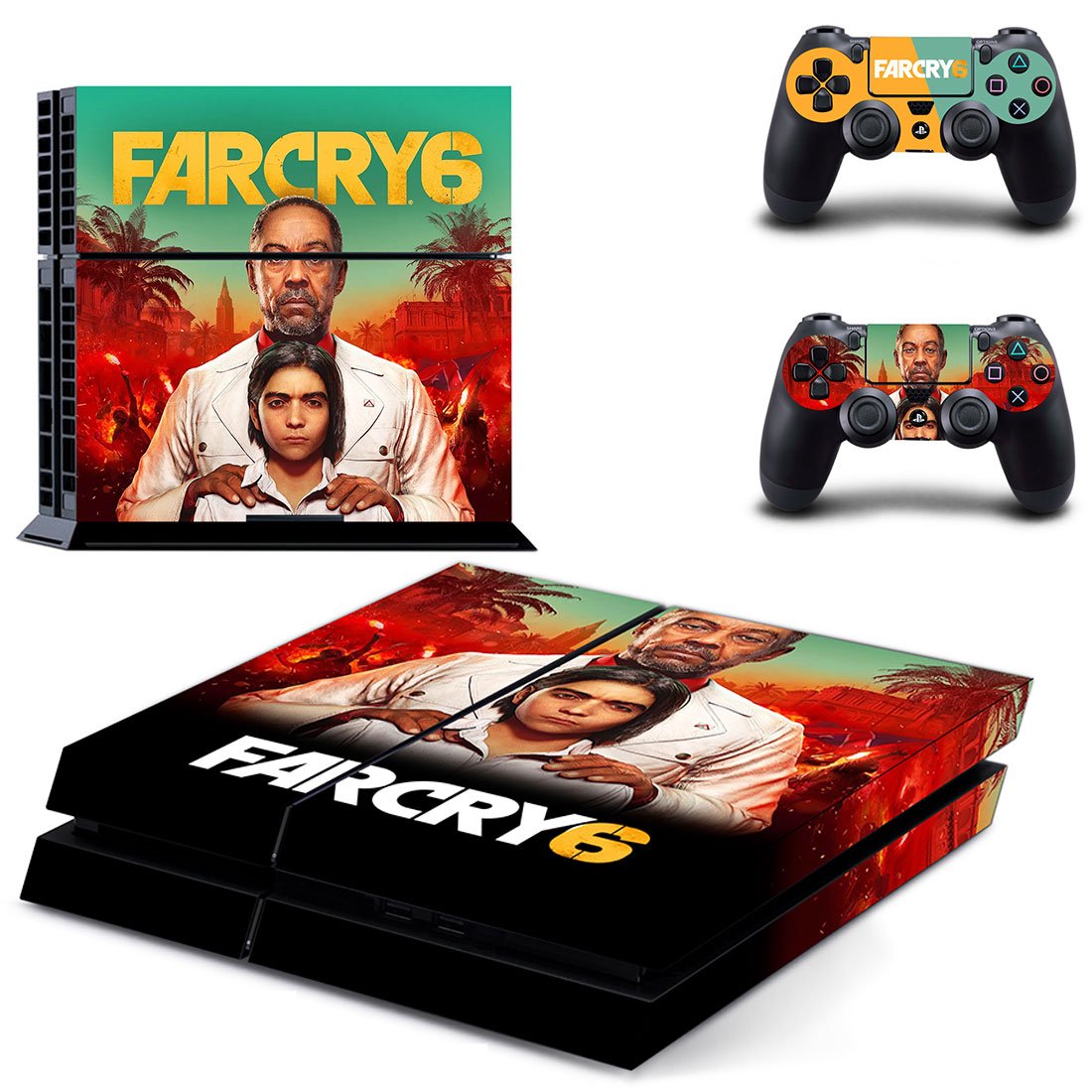 Far Cry 6 decal skin for PlayStation 4 Console & Controllers