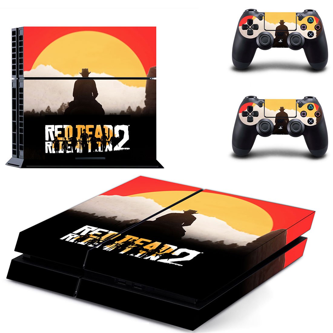 Red Dead Redemption 2 decal skin for PlayStation 4 Console & Controllers