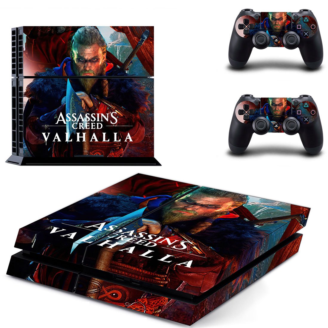 Assassin's Creed Valhalla decal skin for PlayStation 4 Console & Controllers