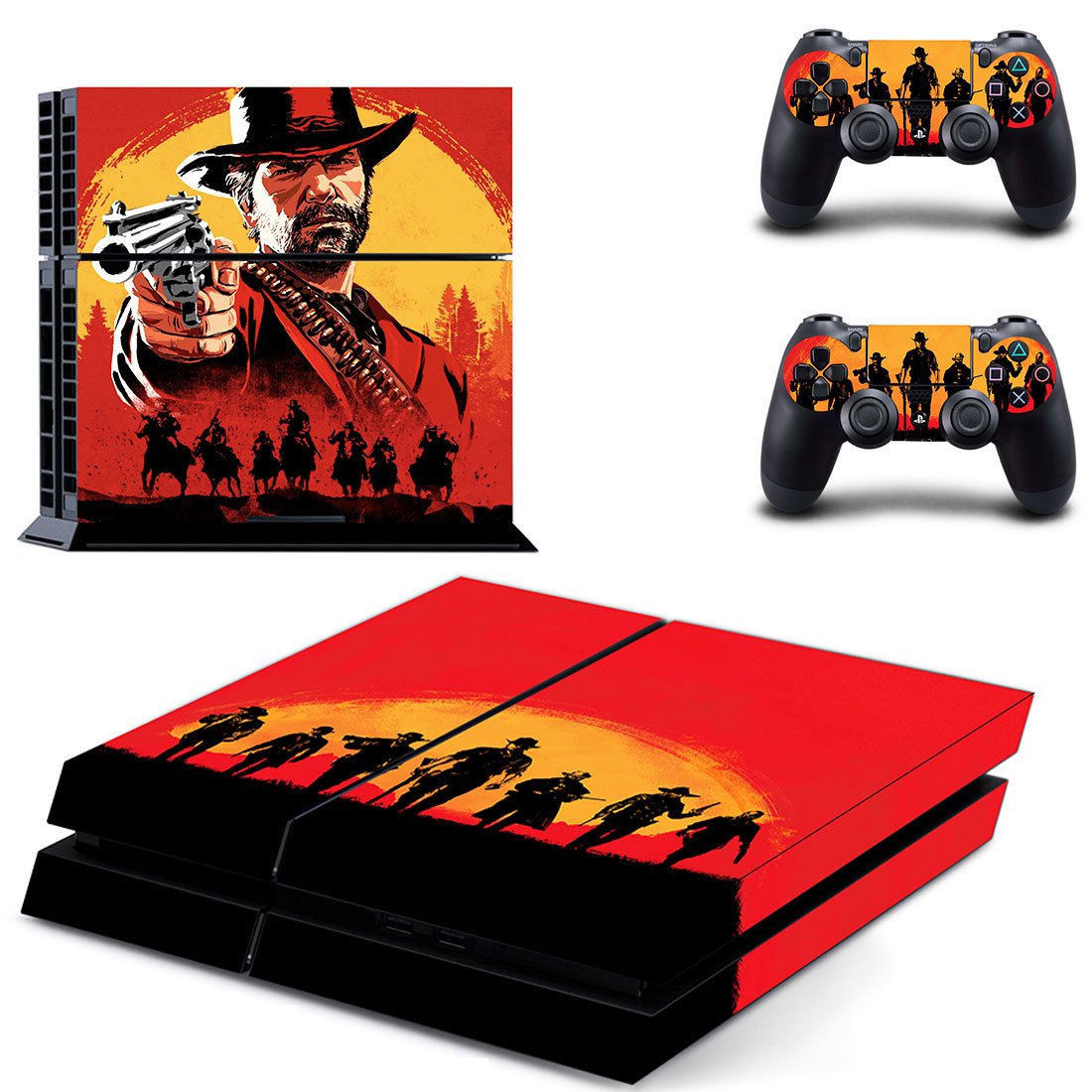 Red Dead Redemption 2 decal skin for PlayStation 4 Console & Controllers