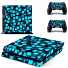 Block Texture decal skin for PlayStation 4 Console & Controllers