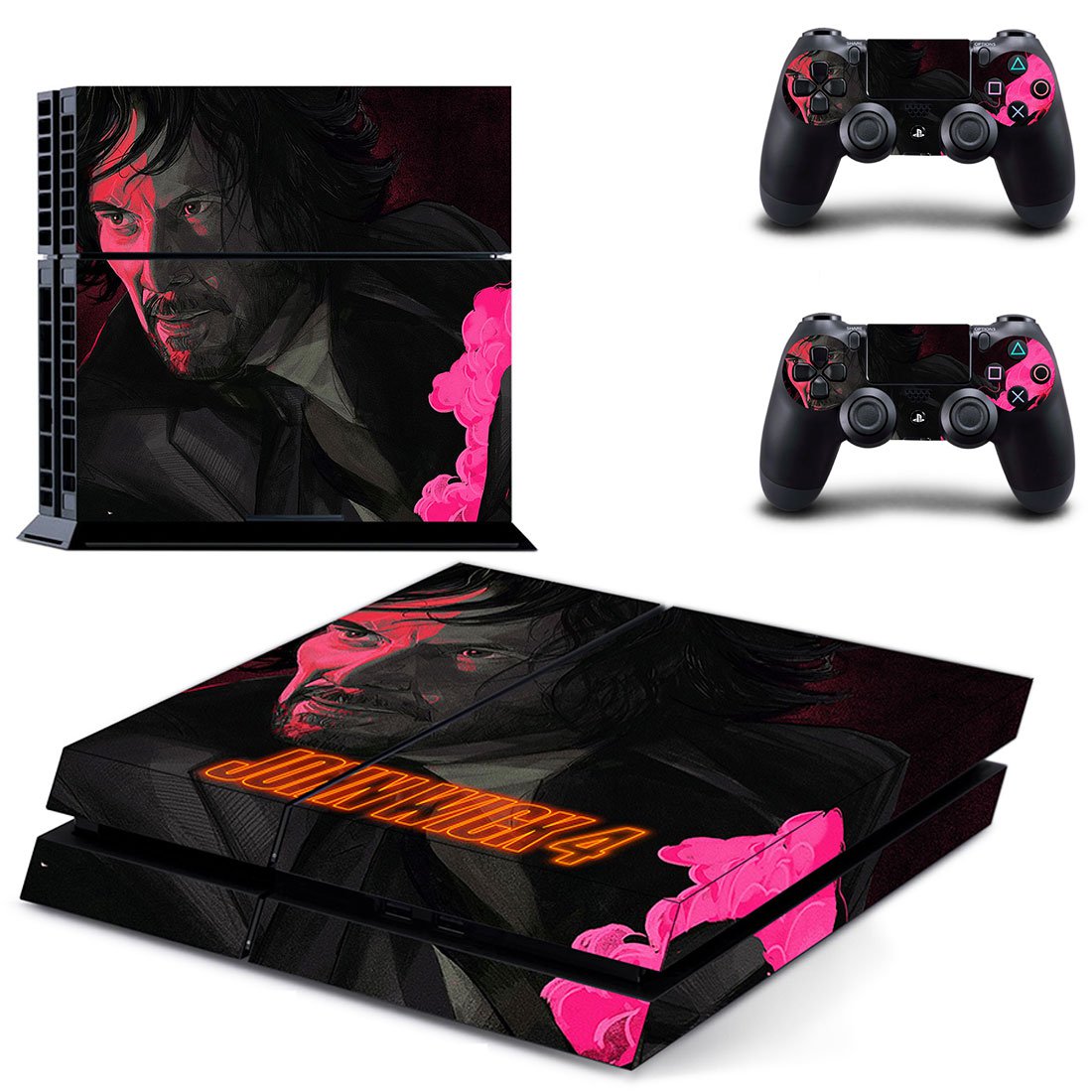 John Wick 4 decal skin for PlayStation 4 Console & Controllers