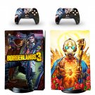 Borderlands 3 decal skin for PS5 digital Console & 2 Controllers