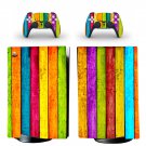 Wood Board decal skin for PS5 digital Console & 2 Controllers
