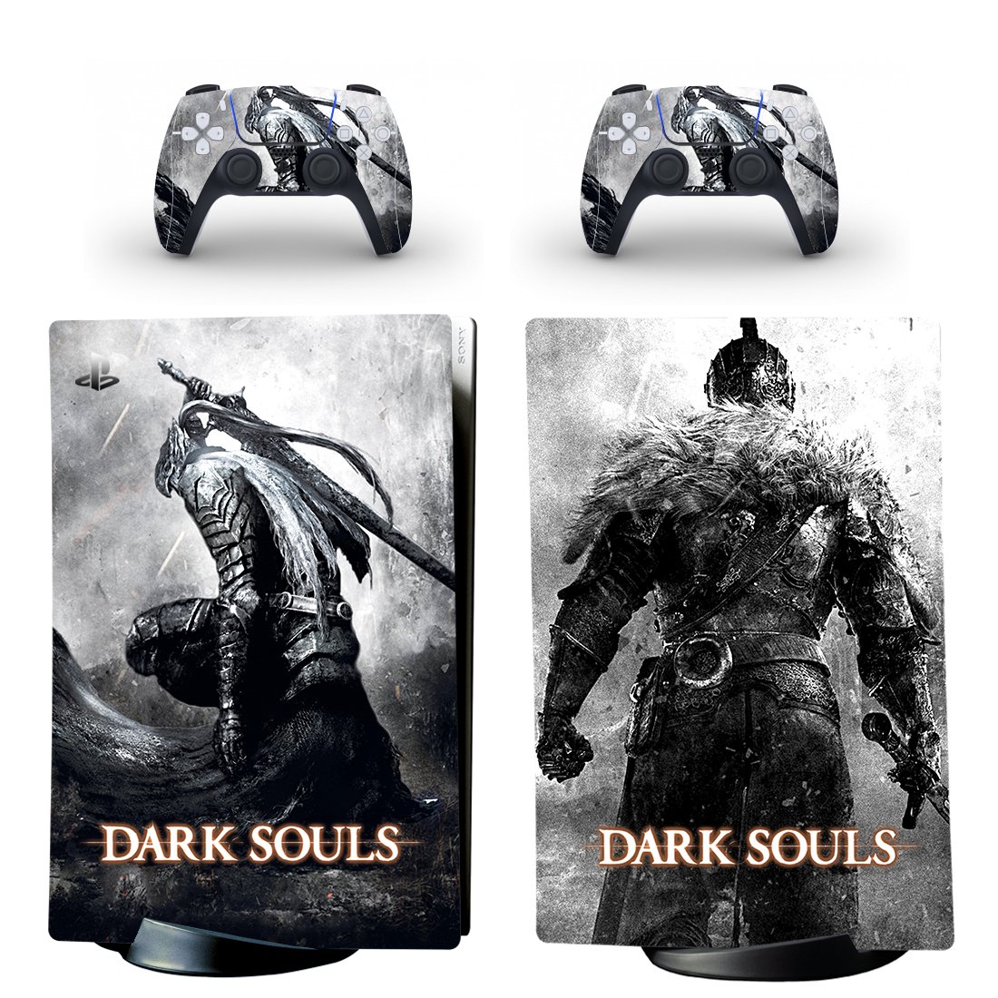 Dark Souls decal skin for PS5 digital Console & 2 Controllers