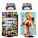Grand Theft Auto 5 decal skin for PS5 digital Console & 2 Controllers