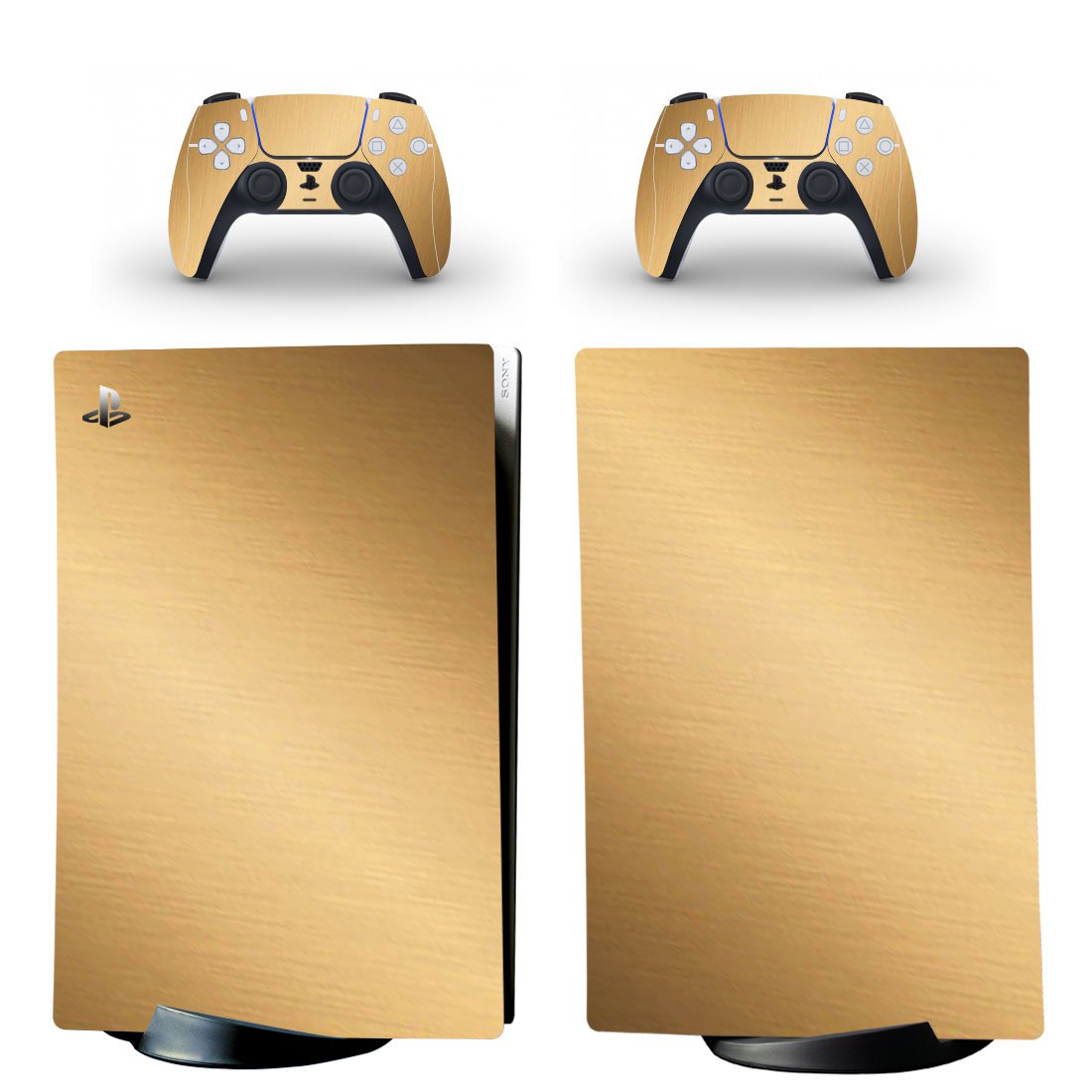Solid Texture decal skin for PS5 digital Console & 2 Controllers