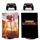 PUBG Battle Royale decal skin for PS5 digital Console & 2 Controllers