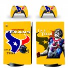 Houston Texans decal skin for PS5 digital Console & 2 Controllers