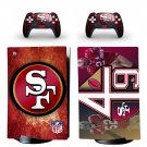San Francisco 49ers decal skin for PS5 digital Console & 2 Controllers