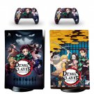 Demon Slayer decal skin for PS5 digital Console & 2 Controllers