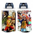 One Piece decal skin for PS5 digital Console & 2 Controllers