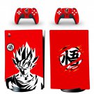 Dragon Ball decal skin for PS5 digital Console & 2 Controllers