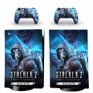 Stalker 2 decal skin for PS5 digital Console & 2 Controllers