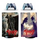 Legend of Jianfeng decal skin for PS5 digital Console & 2 Controllers