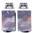 Sky Texture decal skin for PS5 digital Console & 2 Controllers