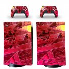 Digital Texture decal skin for PS5 digital Console & 2 Controllers
