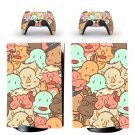 Cartoon Texture decal skin for PS5 digital Console & 2 Controllers
