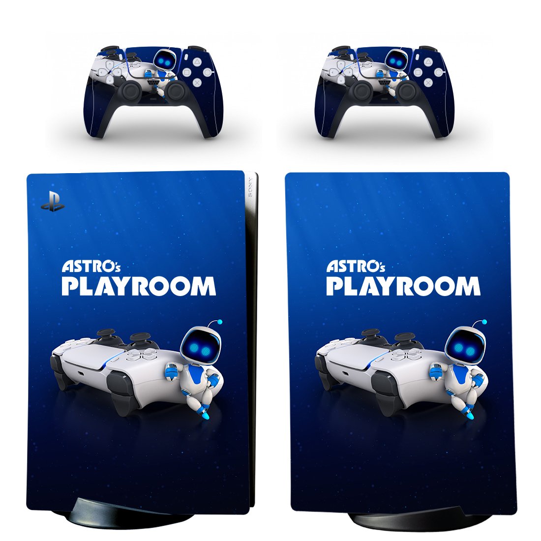 Astro's Playroom decal skin for PS5 digital Console & 2 Controllers