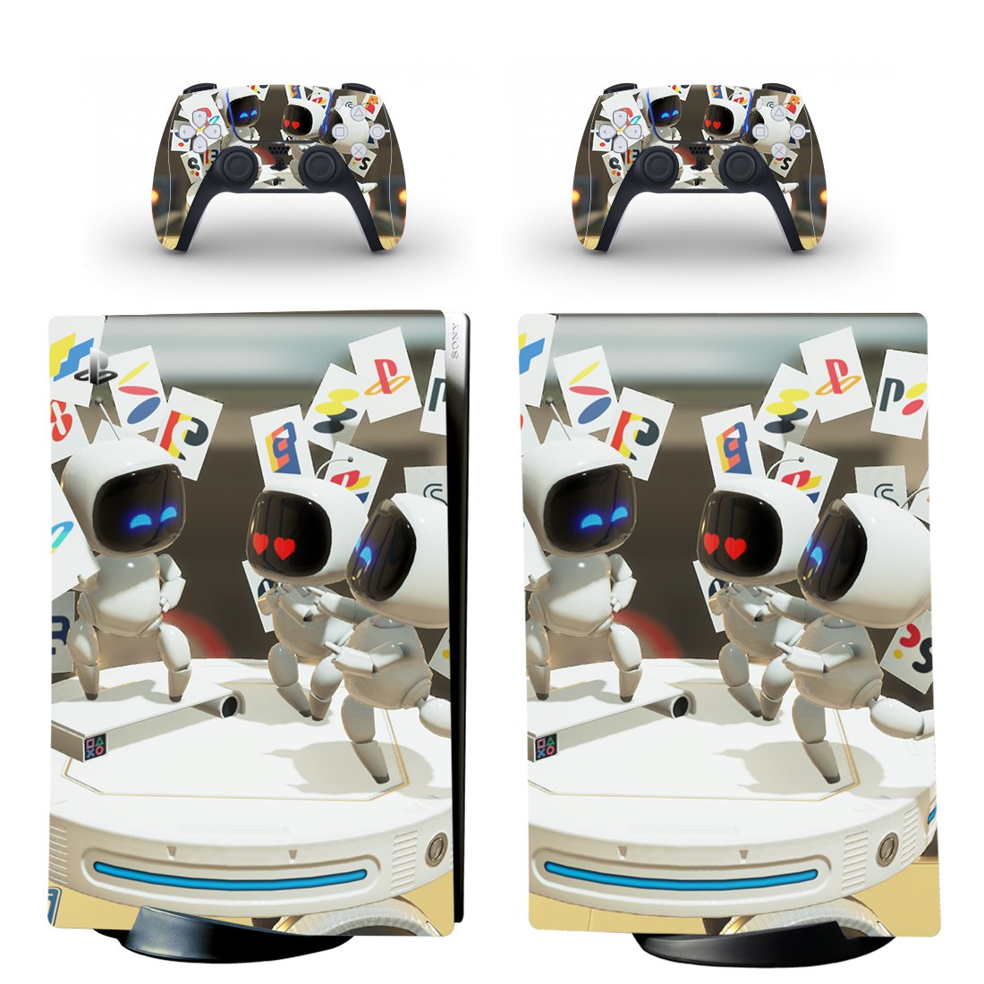 Astro's Playroom decal skin for PS5 digital Console & 2 Controllers