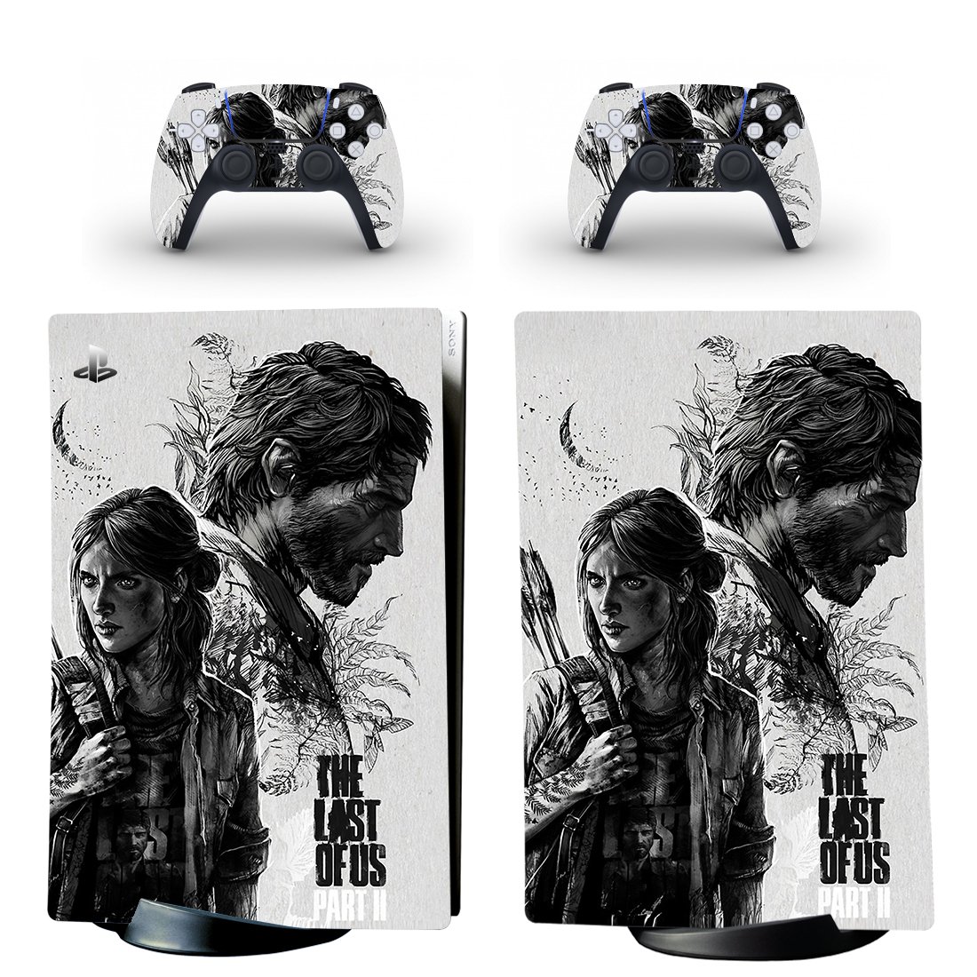 The Last of us decal skin for PS5 digital Console & 2 Controllers
