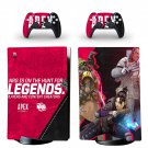 Apex Legends decal skin for PS5 digital Console & 2 Controllers