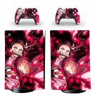 Demon Slayer decal skin for PS5 digital Console & 2 Controllers