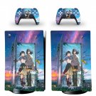 Suzume decal skin for PS5 digital Console & 2 Controllers