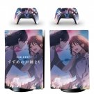 Suzume decal skin for PS5 digital Console & 2 Controllers