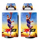 NBA 2K23 decal skin for PS5 digital Console & 2 Controllers