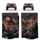 Diablo decal skin for PS5 digital Console & 2 Controllers