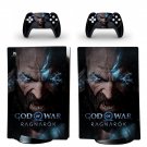 God of War Ragnarok decal skin for PS5 digital Console & 2 Controllers