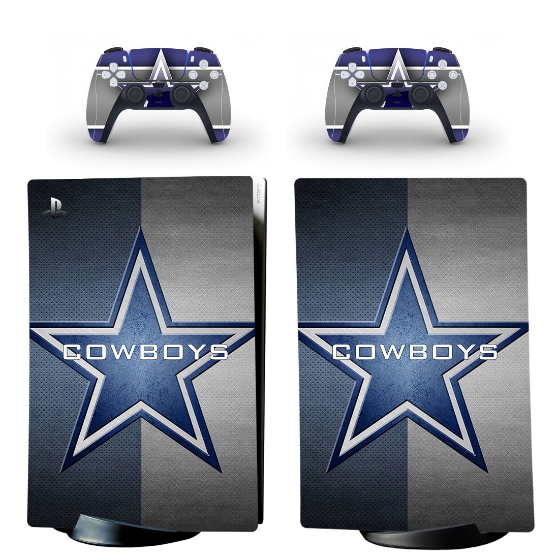 Dallas Cowboys decal skin for PS5 digital Console & 2 Controllers